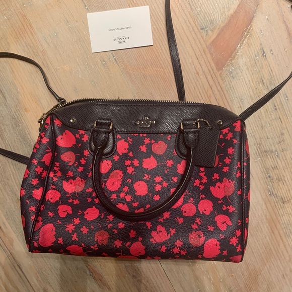 Coach Handbags - Coach floral satchel